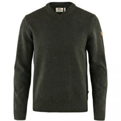 Fjäll Räven Men's Knitted Sweater V-Neck M Övik