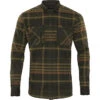 Härkila Men's Longsleeve Shirt Pajala (green/brown) -Hunting Shop haerkila mens longsleeve shirt pajala greenbrown