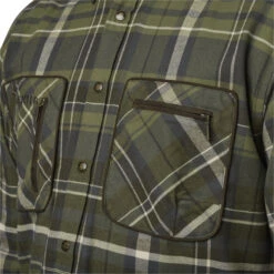 Härkila Men's Shirt Pajala (olive Check) -Hunting Shop haerkila mens shirt pajala olive check 2