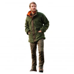 Il Lago Prestige Men's Fleece Reversible Jacket -Hunting Shop il lago prestige mens fleece reversible jacket 4