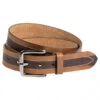 Il Lago Prestige Men's Leather Belt Twin Colour -Hunting Shop il lago prestige mens leather belt twin colour
