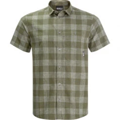 Jack Wolfskin Men's Shirt Highlands (greenwood Checks)