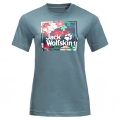 Jack Wolfskin Women's T-Shirt Flower Logo