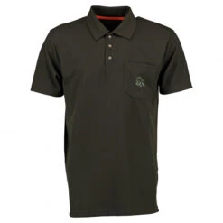 OS Trachten Men's Polo Shirt Wild Boar (traditional Green)