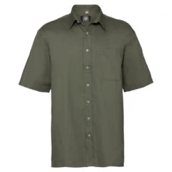 OS Trachten Men's Shortsleeve Shirt Jumping Deer