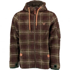 OS Trachten Men's Teddy Fleece Jacket Lined