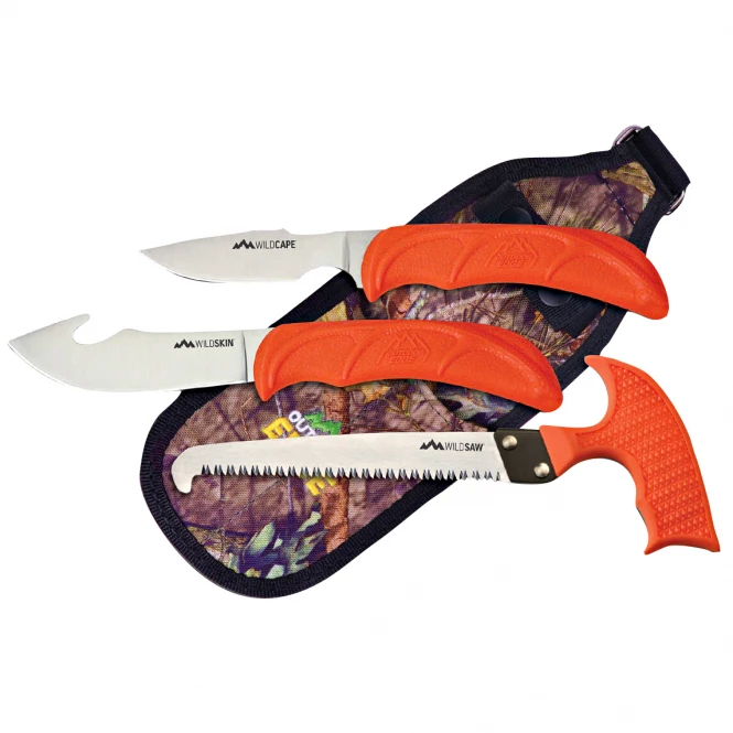 Outdoor Edge Wild Guide Knife Set 3 Outdoor Edge Wild Guide Knife Set