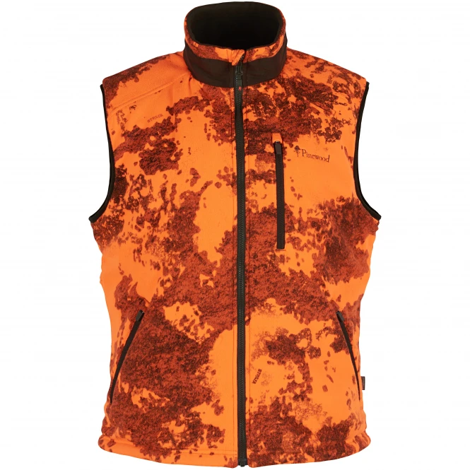 Pinewood Men's Reversible Fleece Vest Smaland Camou 3 Pinewood Men's Reversible Fleece Vest Smaland Camou