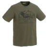 Pinewood Men's T-Shirt Moose (green) -Hunting Shop pinewood mens tshirt moose green