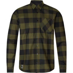 Seeland Men's Toronto Long-sleeved Shirt (green Check)