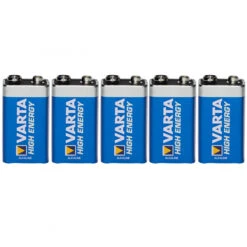 Varta Block Battery (Set Of 5, 9V)