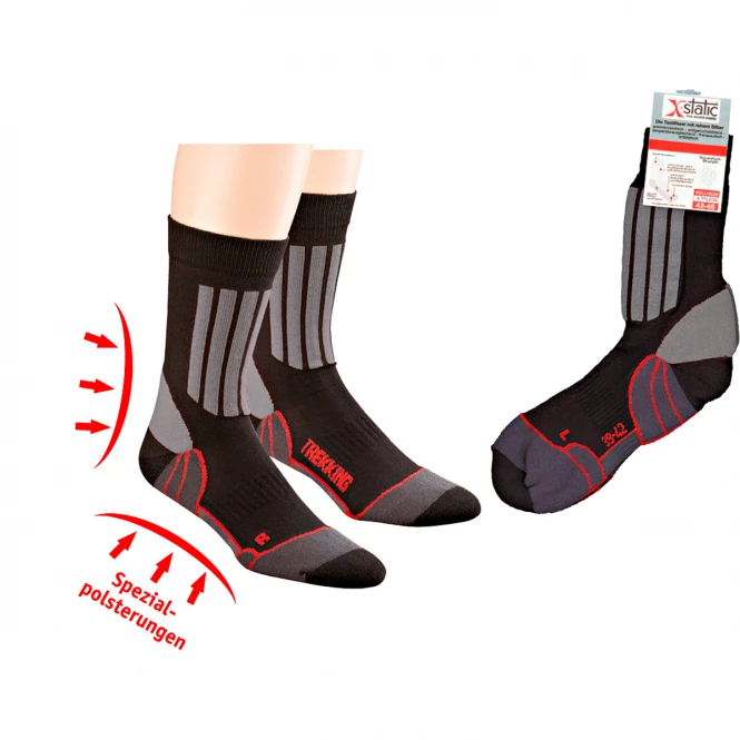 Wowerat Unisex Allround Sport-/Trekking-Socks (with X-Static®) Sz. 39-42 4 Wowerat Unisex Allround Sport-/Trekking-Socks (with X-Static®) Sz. 39-42 - Image 2